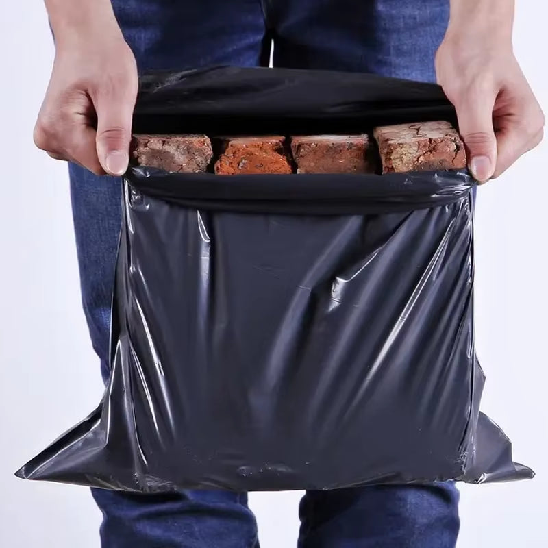 50PCS 5 Sizes Garment Bags Premium Grey Eco Friendly Postal Mailing Packing Bag