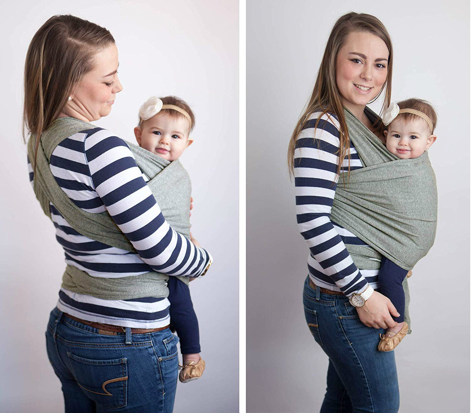 Baby Sling Adjustable Wrap Carrier Infant Breastfeeding Pouch Newborn Nursing AU