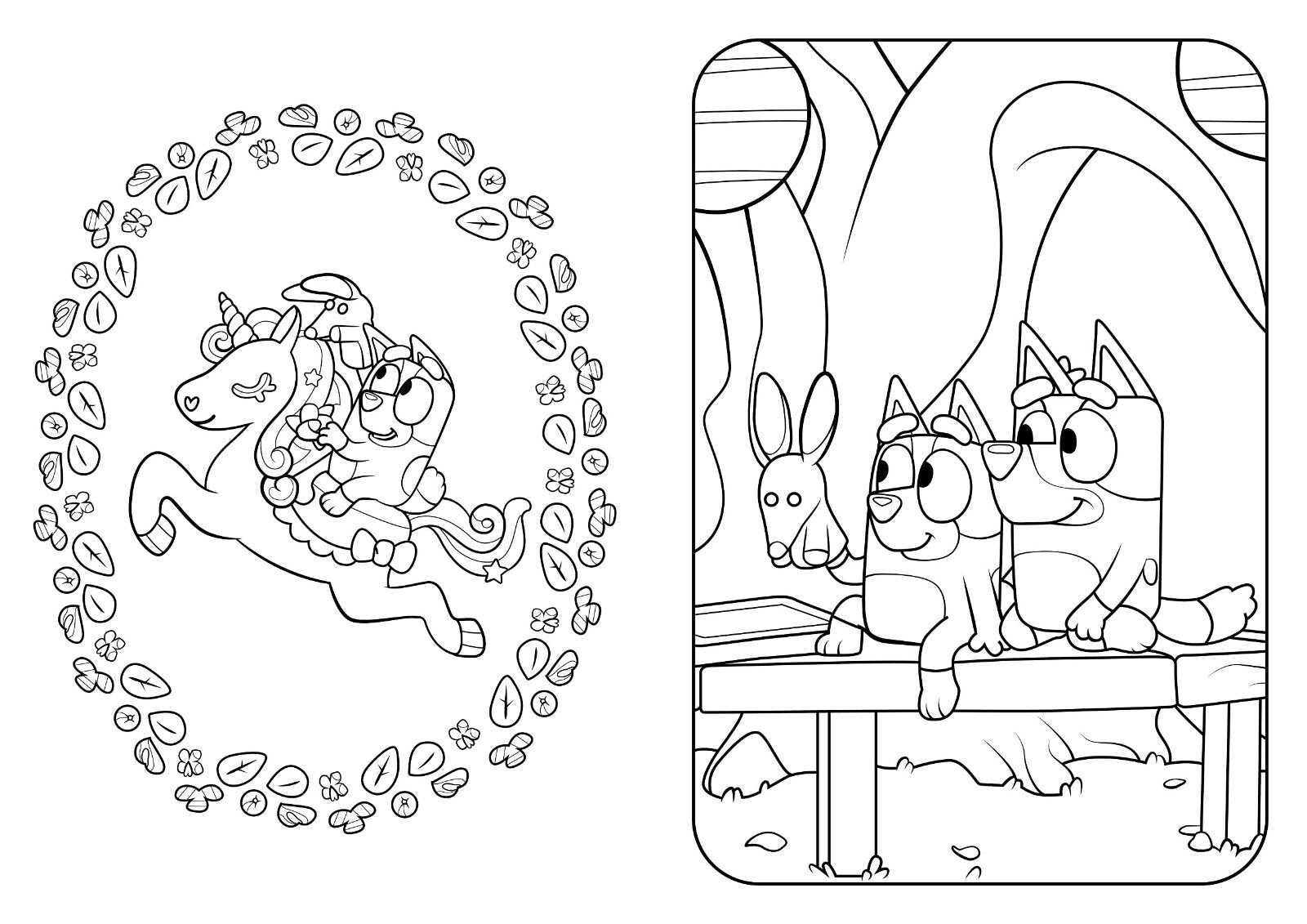 BRAND NEW Bluey: Big Backyard: a Colouring Book - Paperback Book - FREE SHIPPING