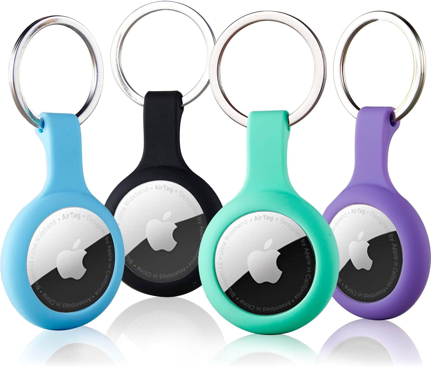 Apple Airtag Holder for Keychain (4 Pack)