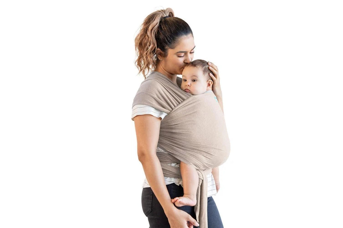 Element Wrap Taupe Featherknit Soft Baby/Newborn Carrier Beige