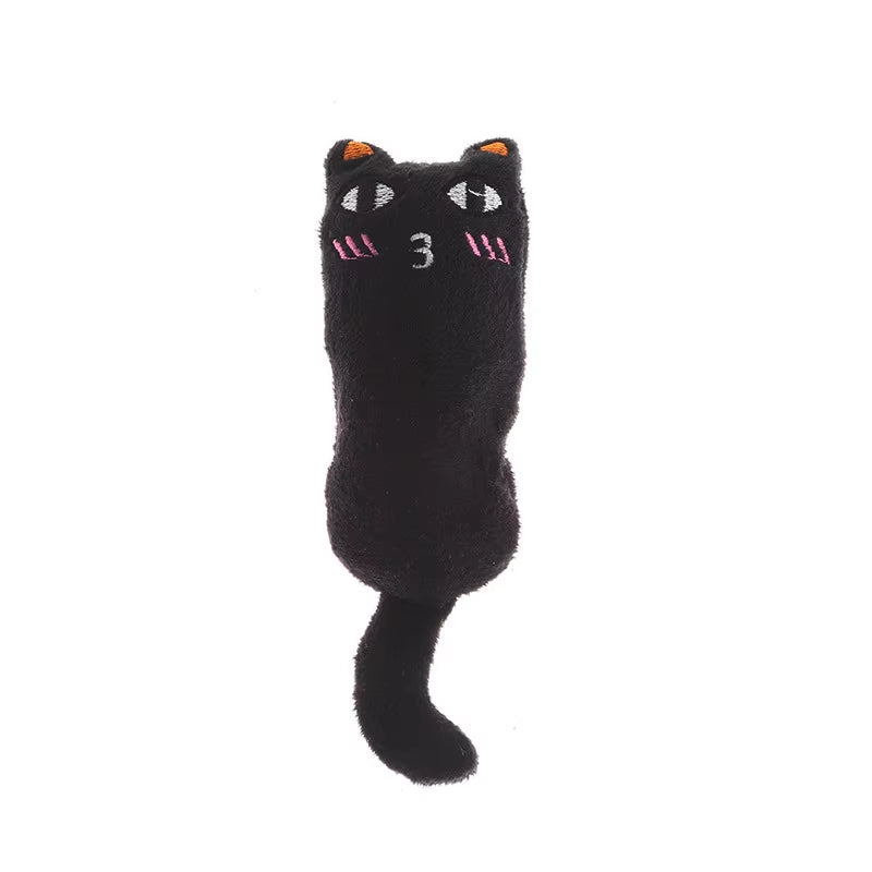 Cute Cat Toys Funny Interactive Plush Cat Toy Mini Teeth Grinding Catnip Toys Kitten Chewing Squeaky Toy Pets Accessories
