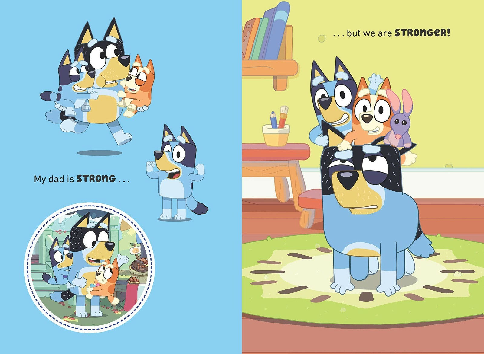 Bluey: My Dad Is Awesome: by Bluey and Bingo HARDCOVER BOOK | NEW | FREE SHIP AU