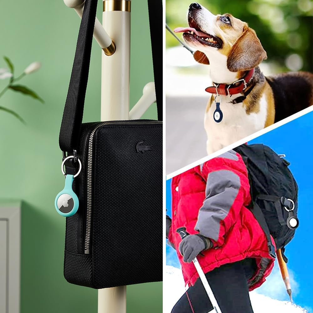 Apple Airtag Holder for Keychain (4 Pack)