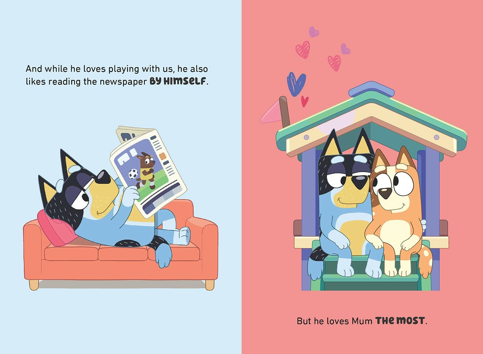 Bluey: My Dad Is Awesome: by Bluey and Bingo HARDCOVER BOOK | NEW | FREE SHIP AU