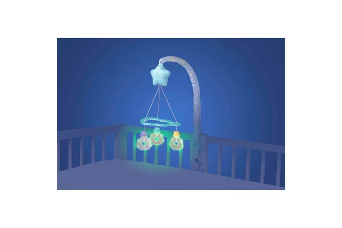 Baby Infant Dreamtime Soothing Light up Hanging Cot Mobile 0M+