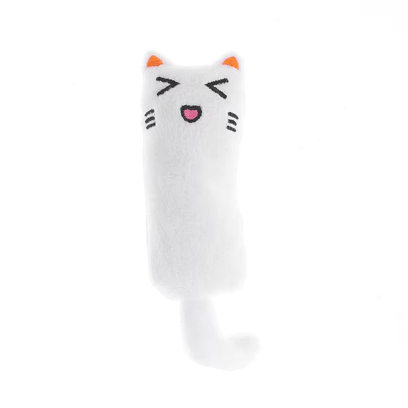 Cute Cat Toys Funny Interactive Plush Cat Toy Mini Teeth Grinding Catnip Toys Kitten Chewing Squeaky Toy Pets Accessories