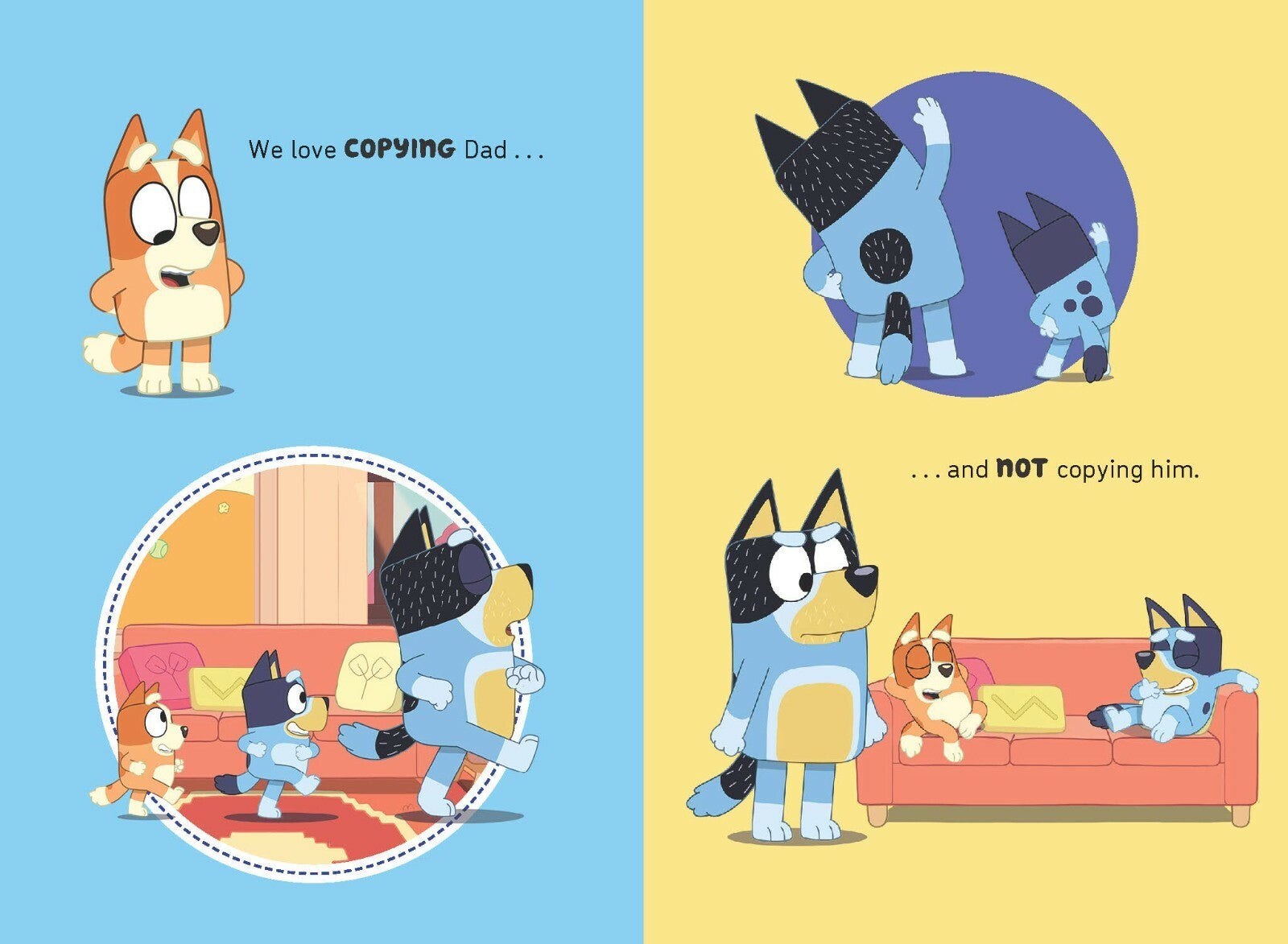 Bluey: My Dad Is Awesome: by Bluey and Bingo HARDCOVER BOOK | NEW | FREE SHIP AU