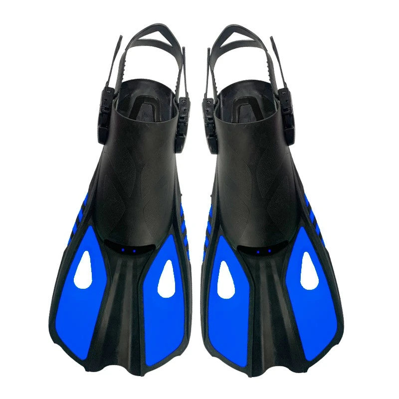 [AU Direct]  Adjustable Adult Men Women Open Swimming Fins Scuba Snorkeling TPR Short Flippers Novice Suitable for Diving Flipper