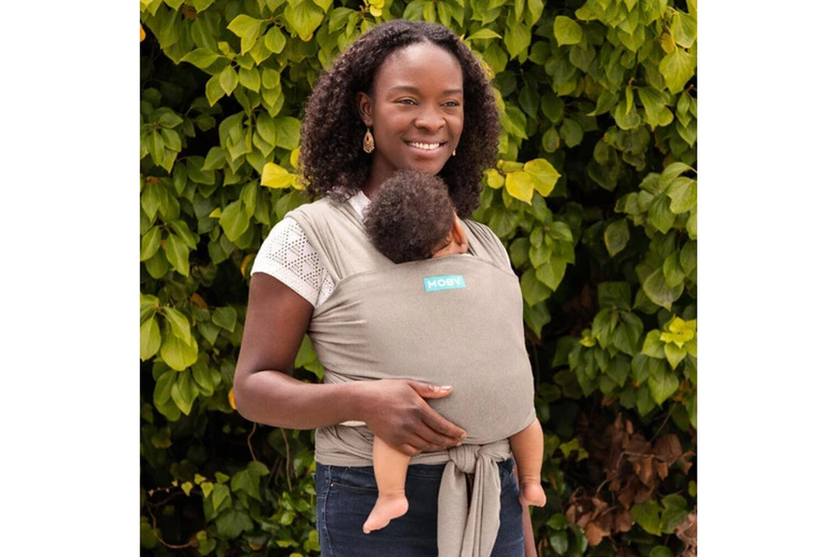 Element Wrap Taupe Featherknit Soft Baby/Newborn Carrier Beige