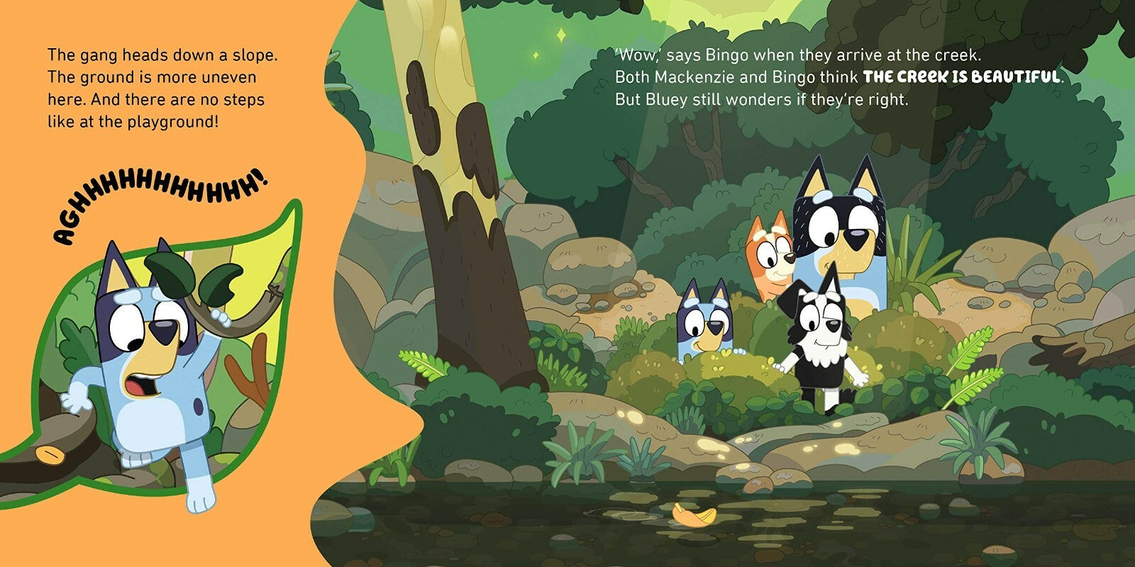 Bluey: the Creek - Board Book KIDS - BRAND NEW - FAST FREE SHIPPING AU