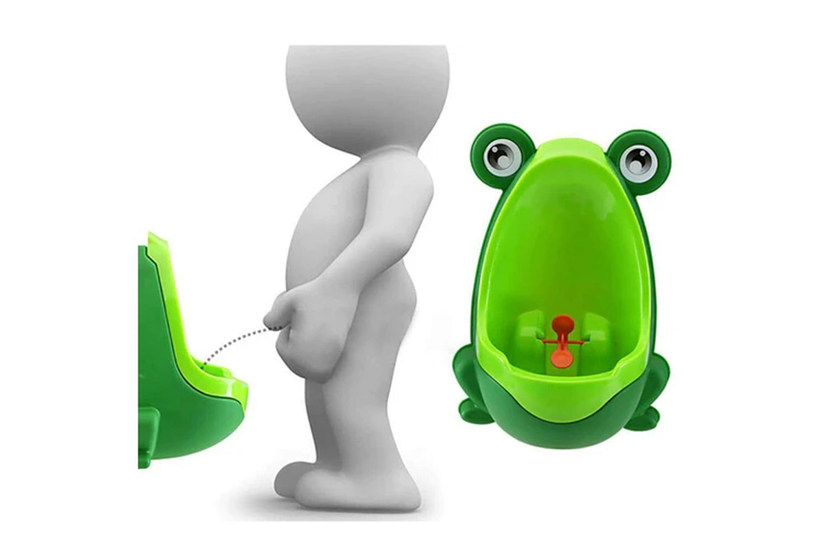 Bathroom Baby Kids Potty Toilet Pee Training Urinal Green