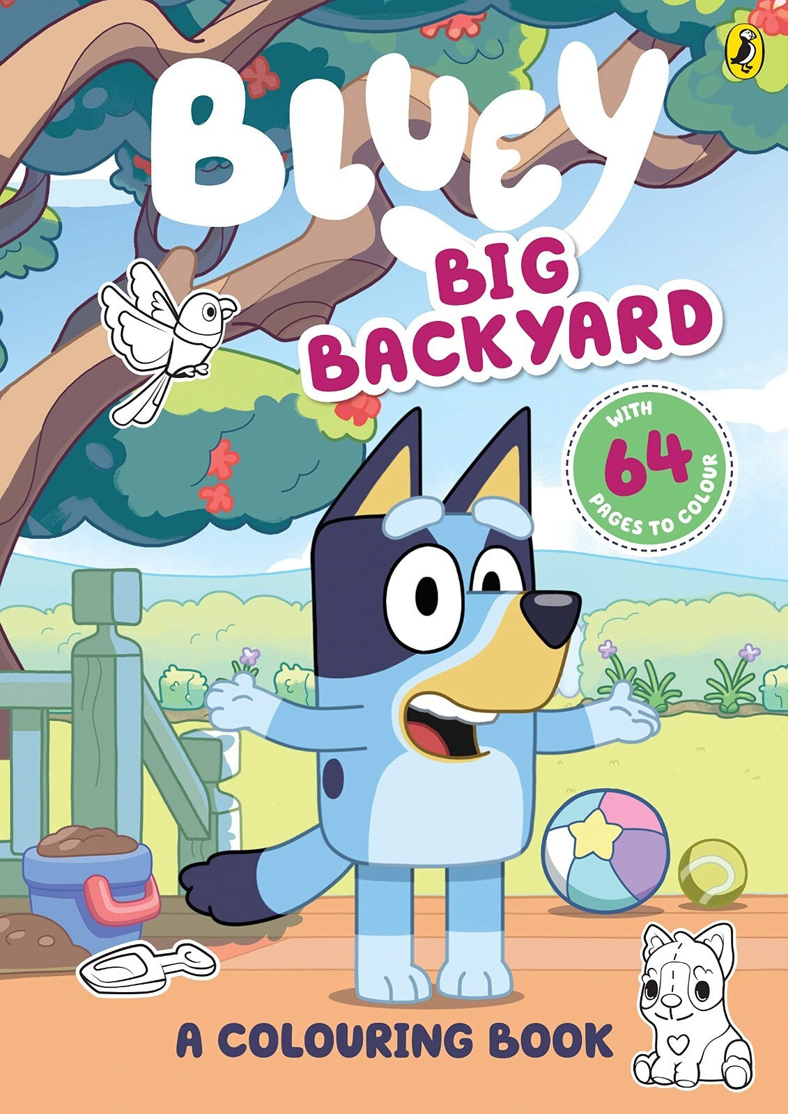 BRAND NEW Bluey: Big Backyard: a Colouring Book - Paperback Book - FREE SHIPPING