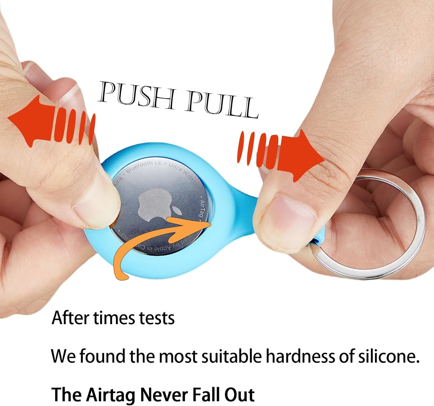 Apple Airtag Holder for Keychain (4 Pack)