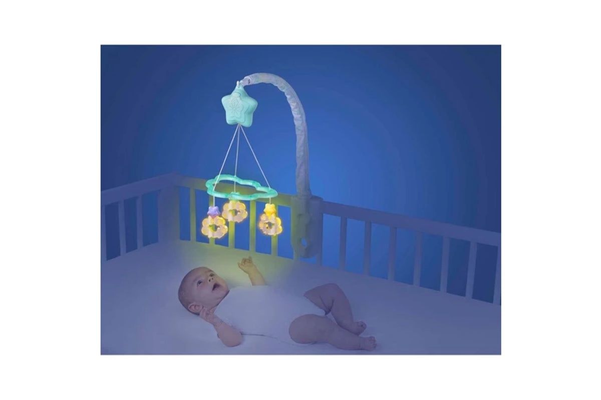 Baby Infant Dreamtime Soothing Light up Hanging Cot Mobile 0M+